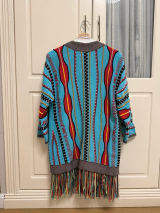 Chaqueta de punto boho