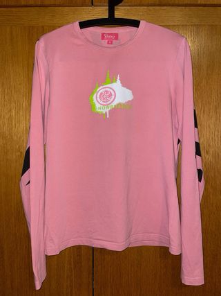 Camiseta El Niño Tarifa Snowboards Negra/Rosa