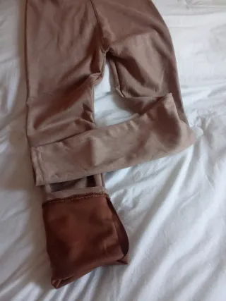 Leggings de vestir beige