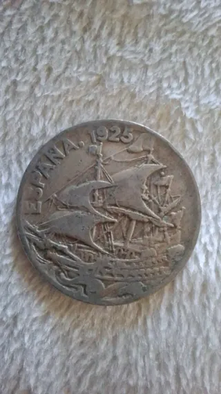 Moneda 25 céntimos 1925