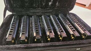 Set di armoniche Hohner nuove