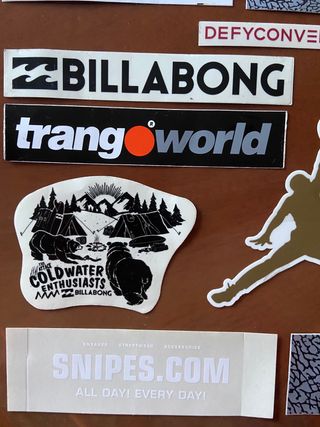 Lote 32 pegatinas promocionales varias marcas