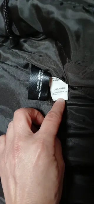 Chaqueta de piel hombre