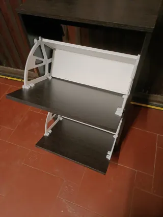 Scarpiera Bissa 2 scomparti marrone-nero