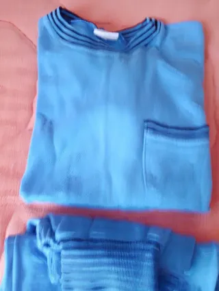 Pijama algodón afelpado talla M