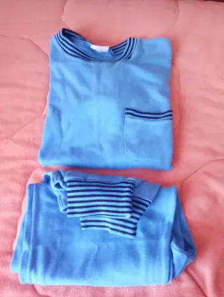 Pijama algodón afelpado talla M