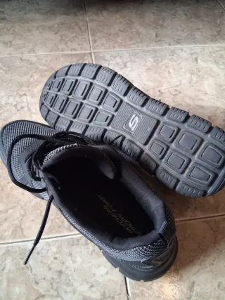 Zapatillas Skechers Hombre Negras/Grises