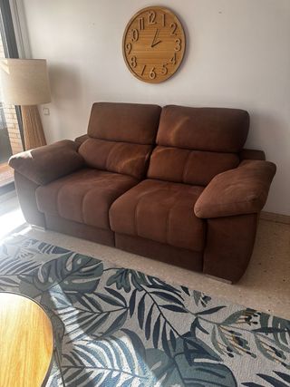 Sofá Cama de Tela Microfibra