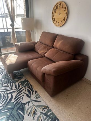 Sofá Cama de Tela Microfibra