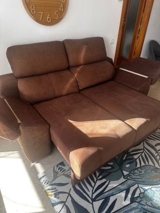 Sofá Cama de Tela Microfibra