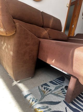 Sofá Cama de Tela Microfibra