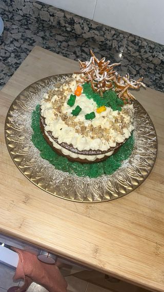 Tarta de zanahoria casera. Para encargo