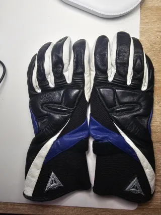 Guantes Moto Dainese Negros y Azules