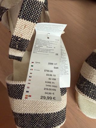 Sandalias cuña Women's Secret T.38