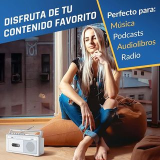 Reproductor Cassette Boombox KLIM Blanco