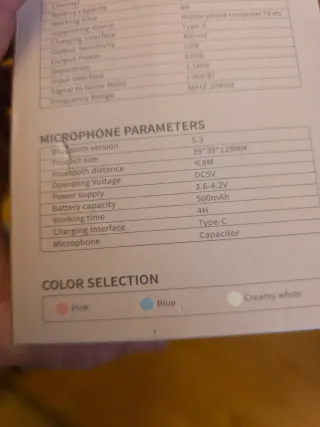 Altavoz Karaoke Infantil Blanco