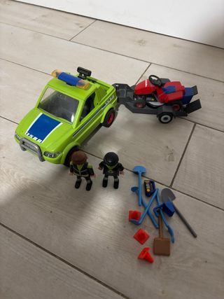Playmobil Coche Limpieza con Remolque