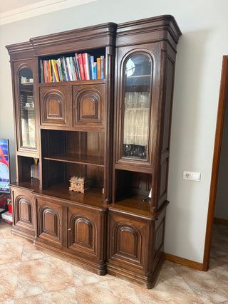 Móvel Sala Madeira Maciça Bom Estado