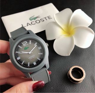 Reloj Lacoste Gris con Cocodrilo Verde