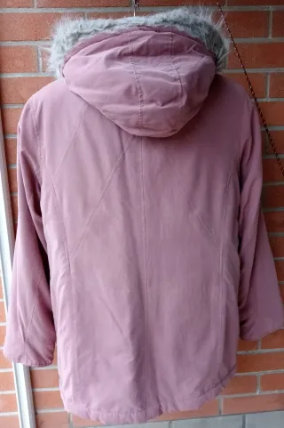 Cappotto rosa antico con cappuccio