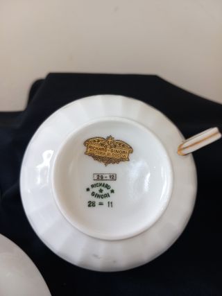 Richard Ginori Pittoria Doccia - Set 3 tazze thè