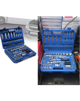 Kit attrezzi 108 pezzi chiavi a bussola