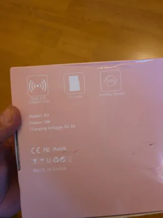 Altavoz Karaoke Portátil Niños Micrófono Rosa