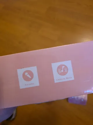 Altavoz Karaoke Portátil Niños Micrófono Rosa