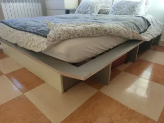 Cama baja estilo japonés Gautlier
