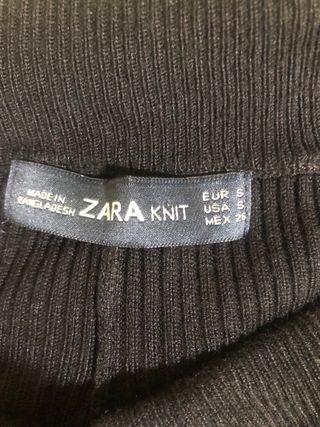 Pantaloni Zara Knit Neri