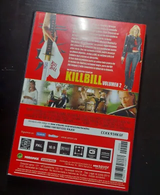 DVD Kill Bill Vol. 1 y Vol. 2