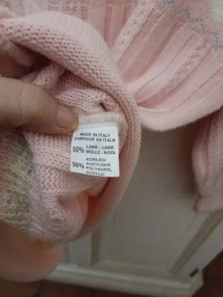 Maglione fantasia misto lana