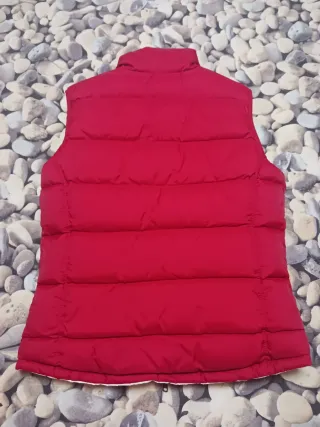 Chaleco Nike Plumas Reversible Blanco y Rojo