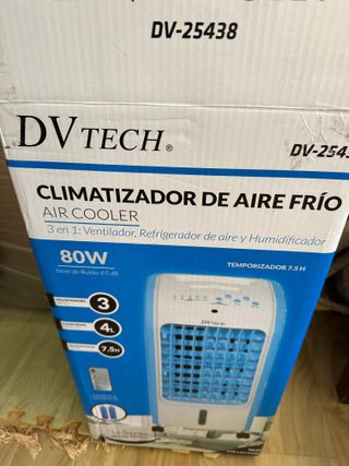 Climatizador Portátil 4L Gris/Blanco