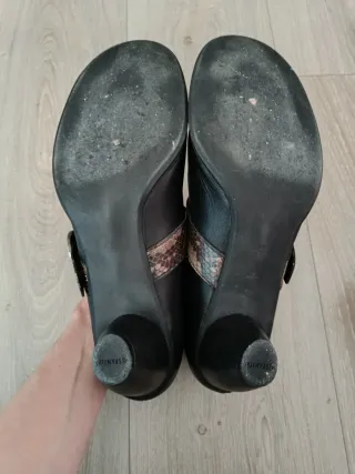 Zapatos salón Hispanitas Talla 42 Negro Multicolor