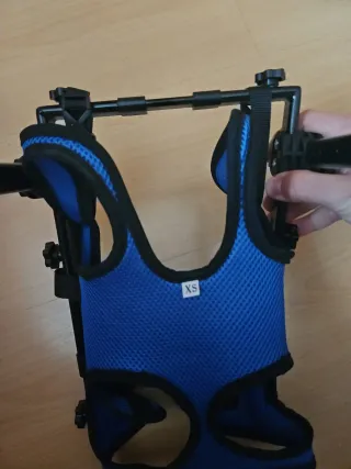 Silla de ruedas para perro pequeño