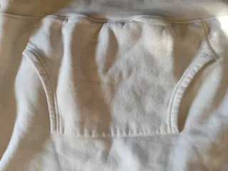 Sudadera Adidas Blanca con Rayas Negras