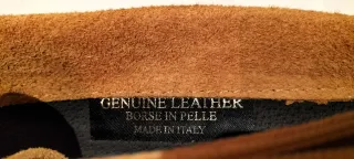 Bolso de piel marrón