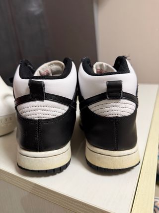 Scarpe Nike Dunk High nere e bianche