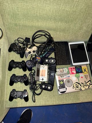 Lote consolas retro PS2 + Xbox 360 + electrónica (