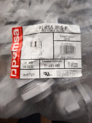 Prensaestopas métrica 40 y 50