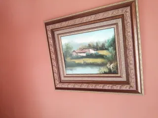 Cuadro pintado al oleo