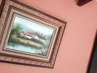 Cuadro pintado al oleo