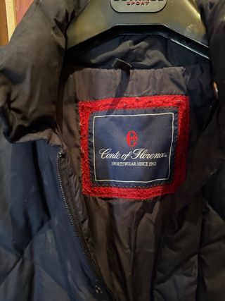 Giubbotto uomo Conte of Florence piuma d'oca nero