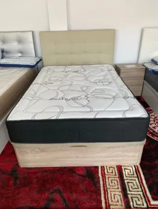 Cama canapé con colchón