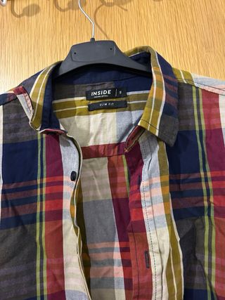 Camisa cuadros Inside Talla S