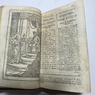 Libro Antico 1775 Ufficio della Settimana Santa