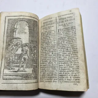Libro Antico 1775 Ufficio della Settimana Santa