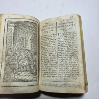 Libro Antico 1775 Ufficio della Settimana Santa