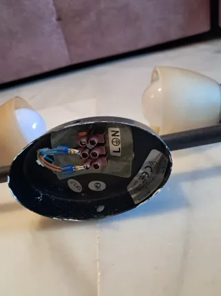 Lámparas de techo, marrón y beige